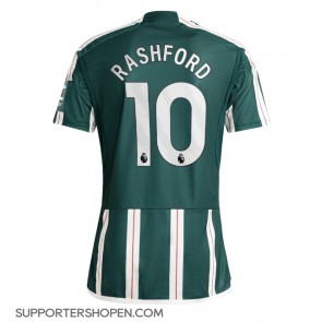 Manchester United Marcus Rashford #10 Borta Matchtröja 2023-24 Kortärmad